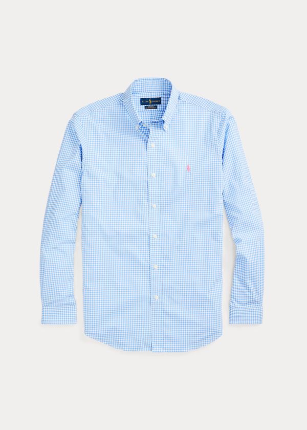 Polo Ralph Lauren Classic Fit Gingham Skjorter Herre Danmark (UHLCE4179)